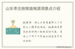 山东枣庄抱犊崮桃源洞景点介绍