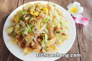 鸡蛋洋白菜炒饼怎么做