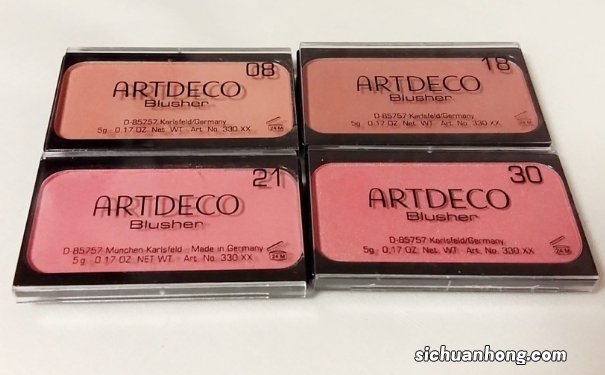 artdeco腮红色号 artdeco腮红试色