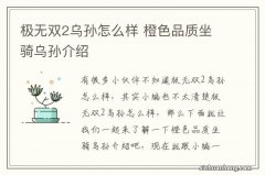 极无双2乌孙怎么样 橙色品质坐骑乌孙介绍