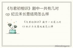 《与君初相识》剧中一共有几对cp 纪云禾长意结局怎么样