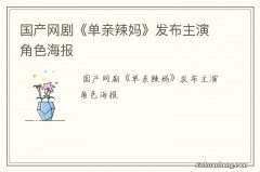 国产网剧《单亲辣妈》发布主演角色海报