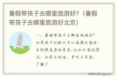 暑假带孩子去哪里旅游好北京 暑假带孩子去哪里旅游好?