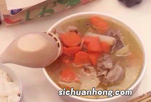 喝排骨汤配什么主食