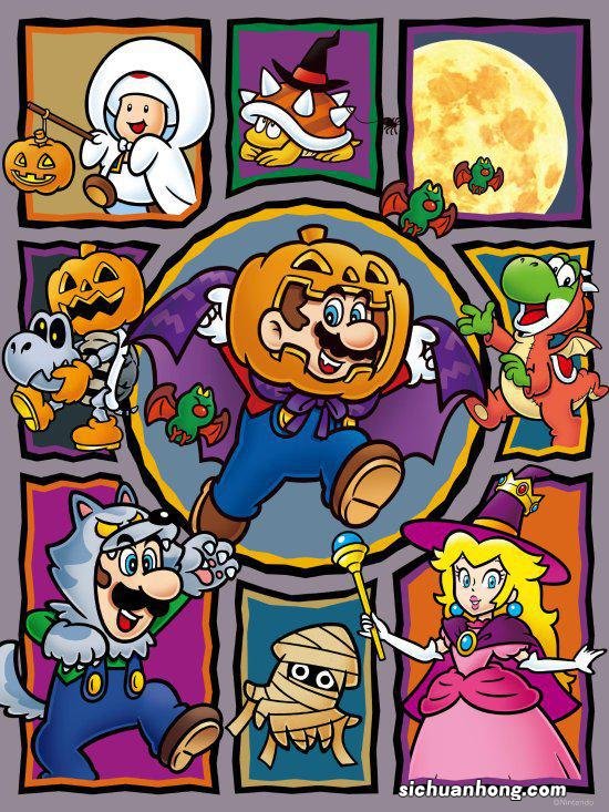 任天堂公布万圣节主题壁纸 免费兑换