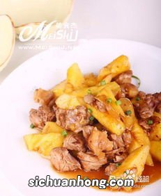 菠萝炒鸭怎么炒