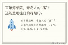 百年劈柴院，青岛人的“痛”！还能重现往日的辉煌吗？