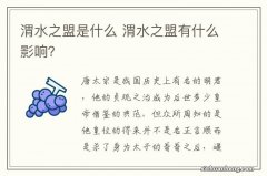 渭水之盟是什么 渭水之盟有什么影响？