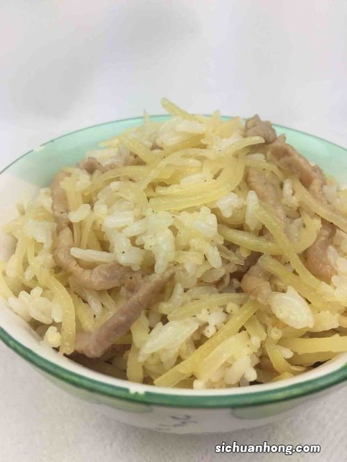 土豆丝炒饭怎么做好吃