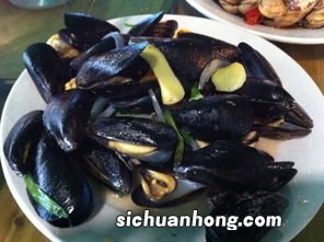 淡菜里黑色东西是什么