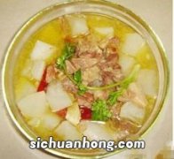 萝卜炖牛肉的做法