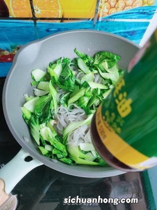 油菜炒粉条怎么炒好吃