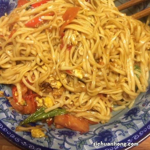 用醋炒挂面怎么做好吃