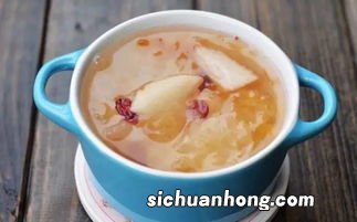 银耳桃胶什么时间吃