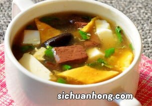 鸭血跟豆腐怎么煮汤