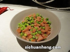 豌豆和火腿怎么炒好吃