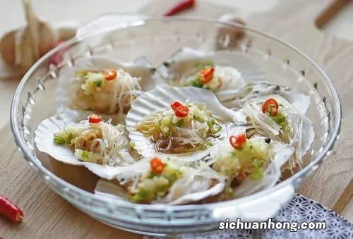 蒜蓉粉丝蒸扇贝 蒸多久