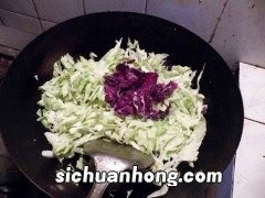 怎么炒紫包菜