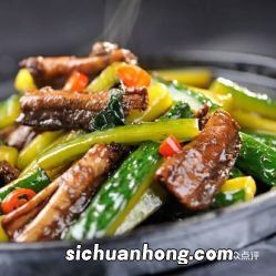 黄瓜鳝片怎么做好吃