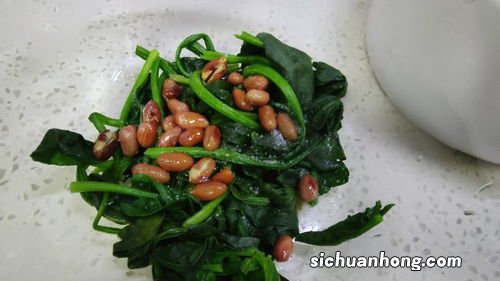 花生与菠菜凉拌怎么做好吃