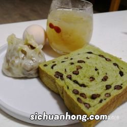 抹茶红豆吐司什么味道