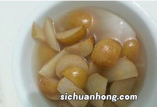 梨用水煮有什么功效