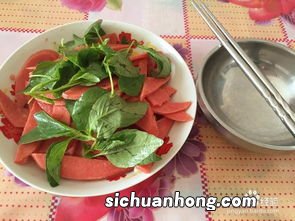 火腿肠拌什么凉菜好吃