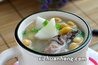 黄豆汤配什么肉
