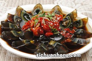饭店凉拌皮蛋怎么做的