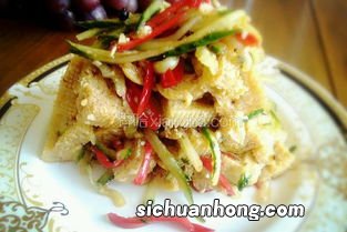 饭店的凉拌面筋怎么做的