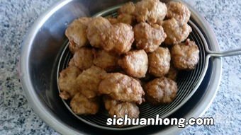 豆腐渣肉炸丸子怎么做好吃