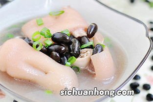 黑豆煲猪脚要什么材料