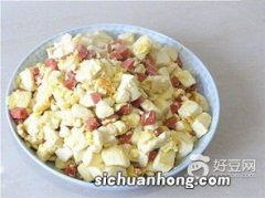 豆腐火腿肠怎么炒好吃