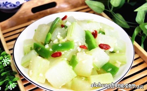 冬瓜怎么炒不发黑