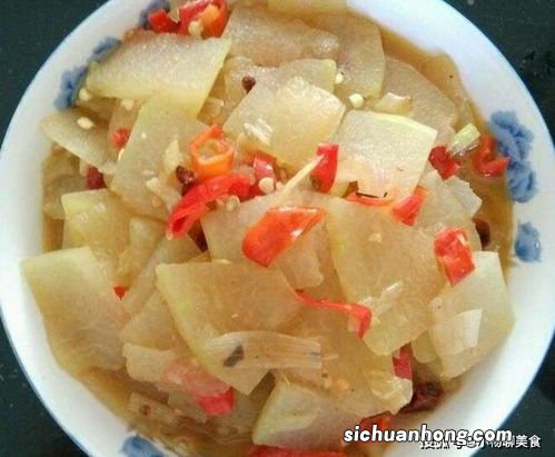 冬瓜怎么炒不发黑