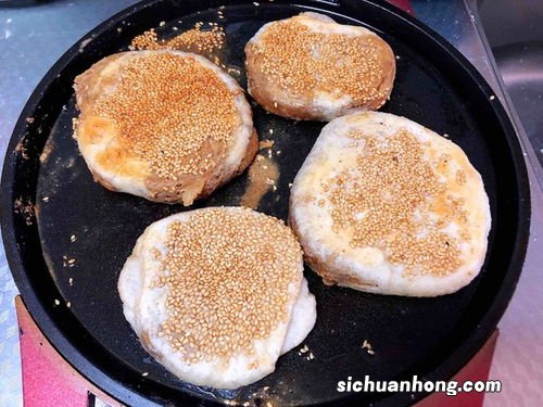 电饼铛怎么做麻酱饼