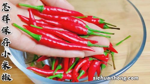 大量小米椒怎么保存方法