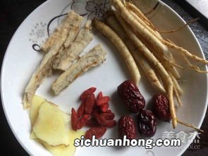 炖土鸡放党参和什么