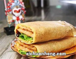 大饼卷大葱怎么卷