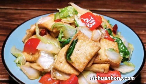 大白菜炒豆腐果怎么不