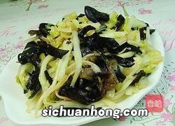 醋溜白菜木耳怎么做好吃