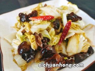 醋溜白菜木耳怎么做