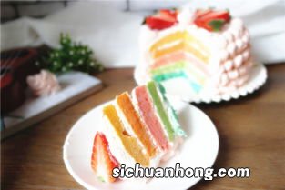 彩虹蛋糕胚怎么做