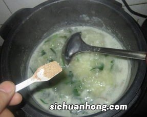 菠菜猪肝粥怎么煮