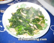 菠菜炒肉怎么炒好吃