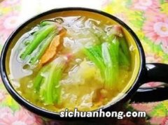 菠菜银耳汤治什么功效与作用